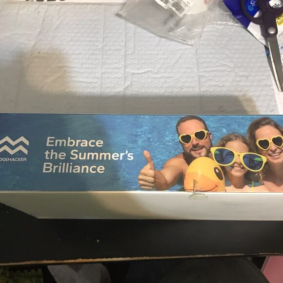 POOLHACKER Swimming Pool Fountains for Above Ground Pool Waterfall - Picture 2 of 10